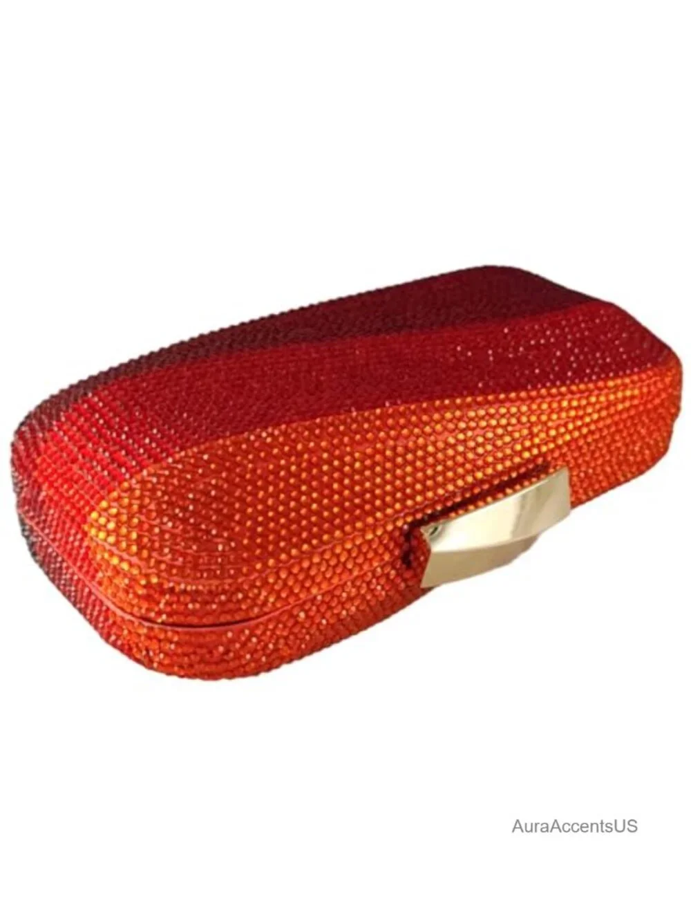 Mini Rhinestone Clutch Evening Bag with Detachable Chain Straps